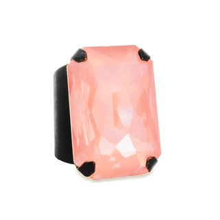 Mini Soleil Ring in Smutt / Flamingo Ignite