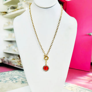 Clip It Monogram Necklace Letter "C"