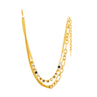 Cricket Necklace in Mixed Metal