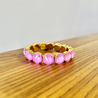 Croatia Stretch Bracelet in Powder Pink "One of a Kind"