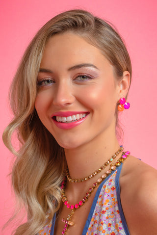 Reya Earrings in Neons