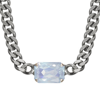 Darcy Necklace in Antique Silver / Fairy Dust
