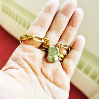 Dereka Necklace in Indicolite Lemon