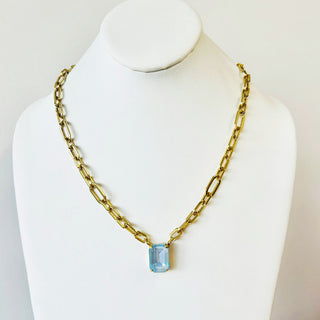 Dereka Necklace in Ultra Baby Blue Moon