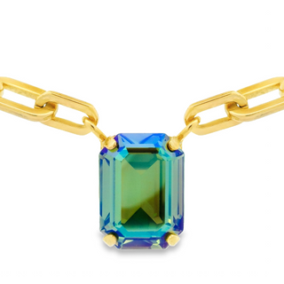 Dereka Necklace in Peridot Verde
