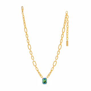 Dereka Necklace in Peridot Verde