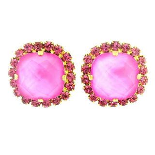 Cambrie Earrings in Pink