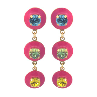 Mini Janie Earrings in Triquetra Colors