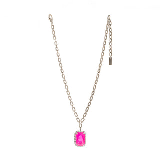 Mini Soleil Necklace in Antique Silver