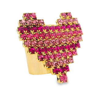 Candy Heart Ring in Pinkle