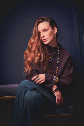 Celia Necklace in Midnight Express