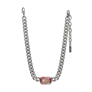 Darcy Necklace in Antique Silver / Fairy Dust