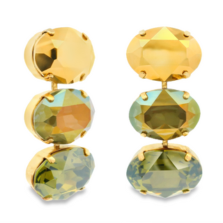 Hazel Earrings in Antique Gold / Mossie Mae