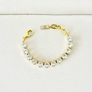 Izzy Bracelet in Antique Gold / Clear "One of a Kind"