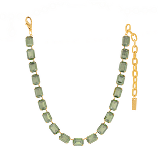 Jabari Necklace in Citrus Lime Luster D