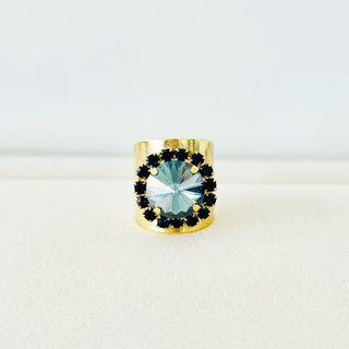 Jacci Ring in Aqua Luster D