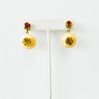 Janie Earrings in Peach