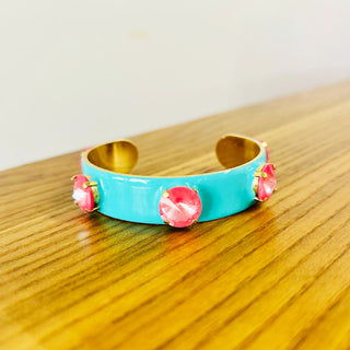 Linsey Cuff in Turquoise
