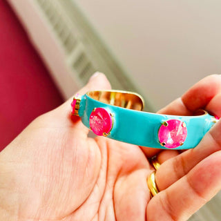 Linsey Cuff in Turquoise