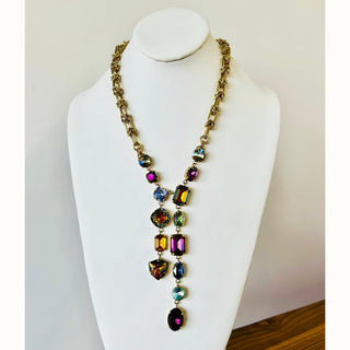 Liza Necklace in Antique Gold