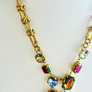 Liza Necklace in Antique Gold