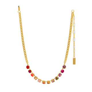 Mini Oakland Necklace in Flamingo Mix