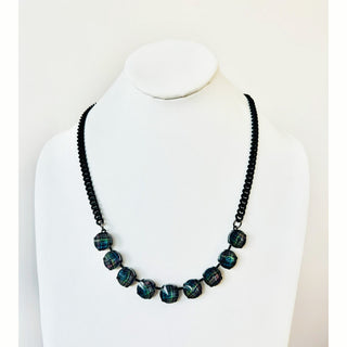Mini Sofia Necklace Smutt / Plaid "One of a Kind"