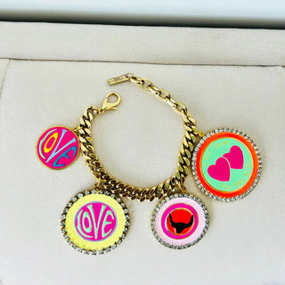 Multi Charm Bracelet " One of a Kind"