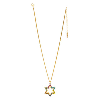 Neon Star of David