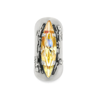 Navi Ring in Antique Silver / Fairy Dust