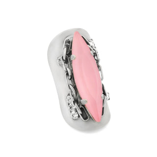 Navi Ring in Antique Silver / Fairy Dust