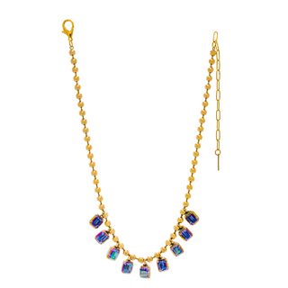 Gretchen Necklace in Tanzanite Glimmer