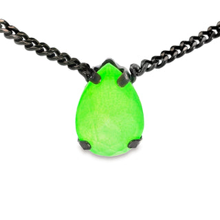 Lumi Necklace in Gunmetal Neon