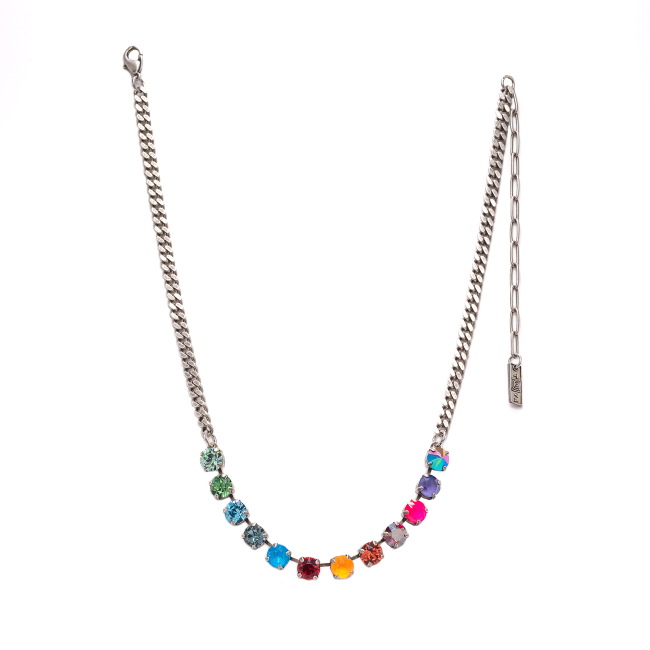 IN STOCK Mini Oakland Necklace in Electric Green - Tova main image 1