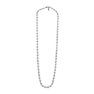 Radmilla Long Necklace in Antique Silver