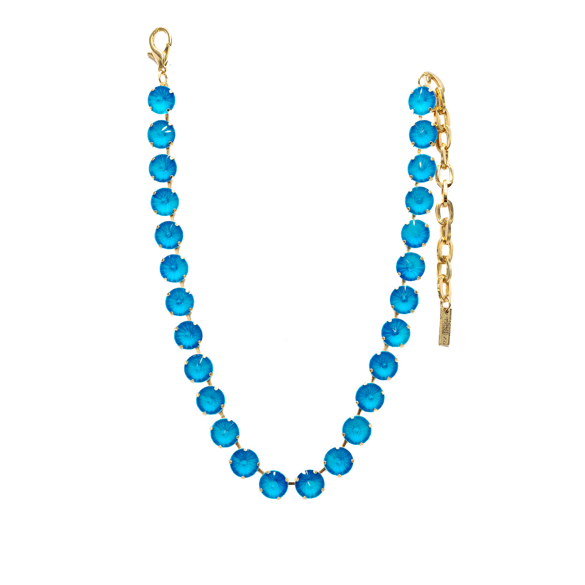 Pre Order- Mini Sofitella Necklace in Electric Pink with Clear Cross