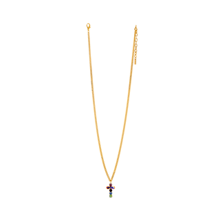 Cross Necklace in Bohemian Wonderland