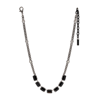 Leilani Necklace in Gunmetal