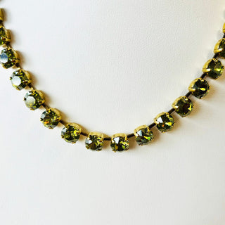 Oakland Necklace in Citrus Lime Luster D "One of a Kind"