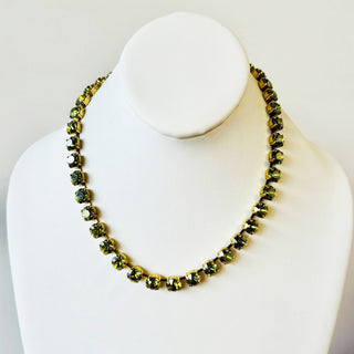 Oakland Necklace in Citrus Lime Luster D "One of a Kind"