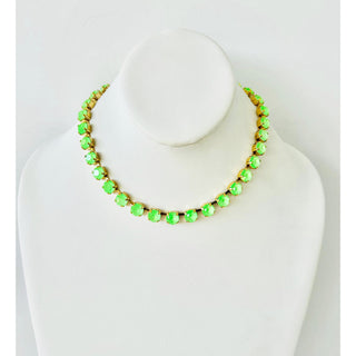 Oakland Necklace in Electric Green