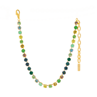 Oakland Necklace in Midnight Express Green Mix