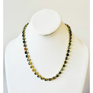 Sarina Necklace in Antique Gold "One of a Kind"