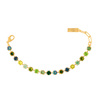 Sarina Bracelet in Green Mix