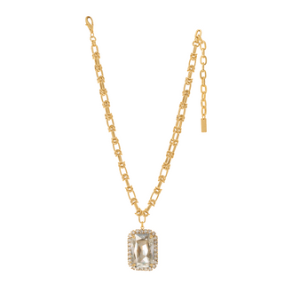 Soleil Necklace in Antique Gold / Silver Shade