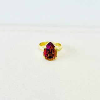 Solitaire Ring in Pear
