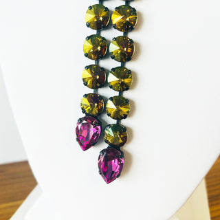 Split Necklace in Dark Jonquil Starlight