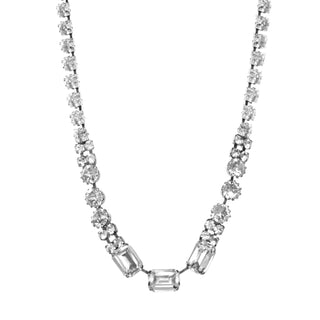 Vika Necklace in Antique Silver