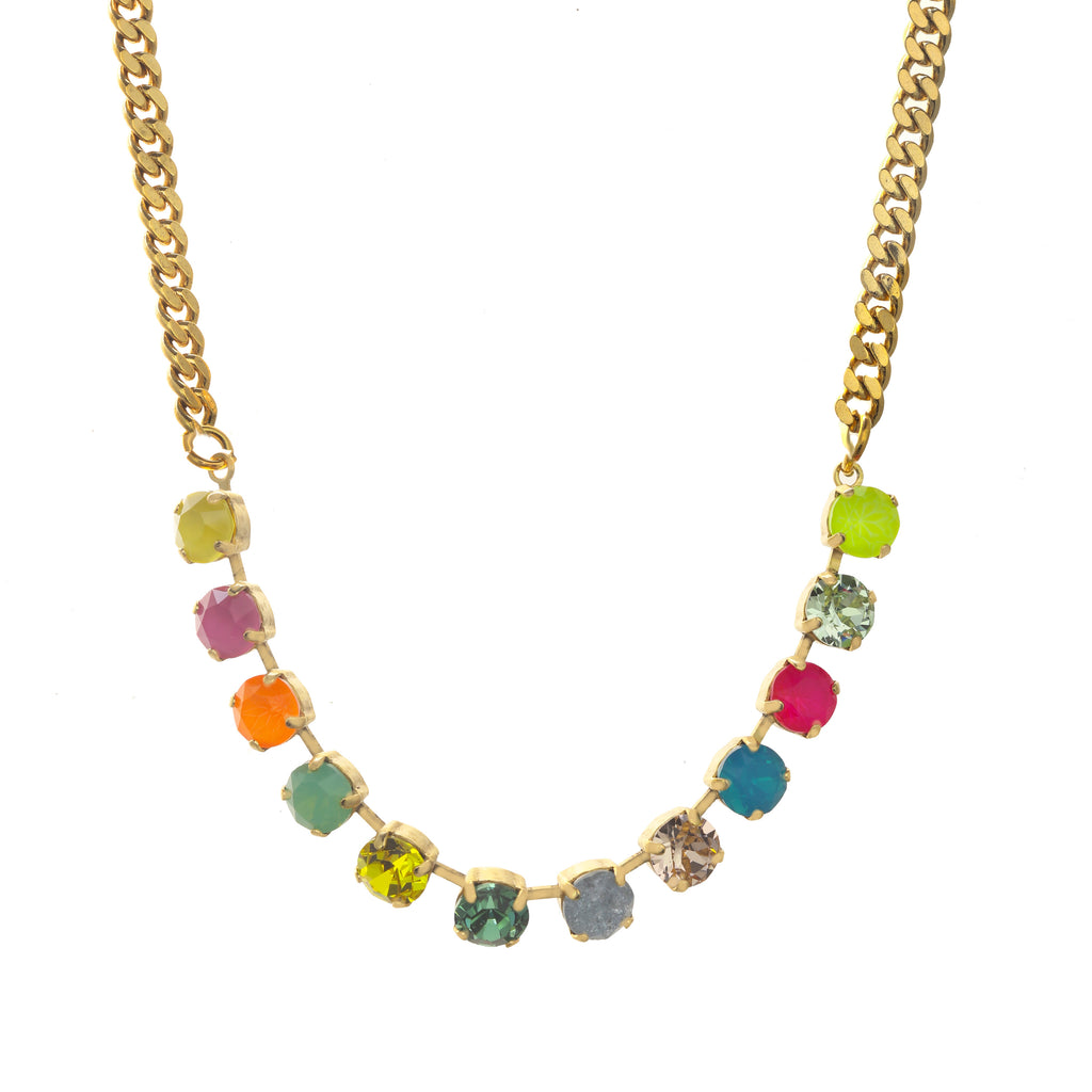 Pre Order Mini Oakland Necklace in Violet Bloom - Tova