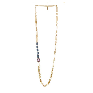 Lilia Necklace in Antique Gold